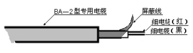 分體式超聲波液位計電纜線(xiàn)示意圖