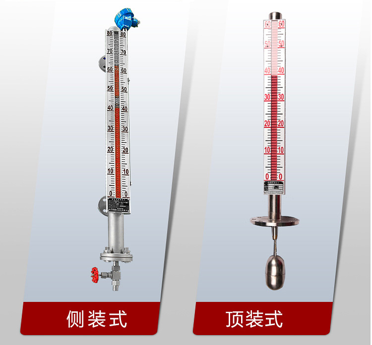 頂裝式磁性液位計產(chǎn)品圖