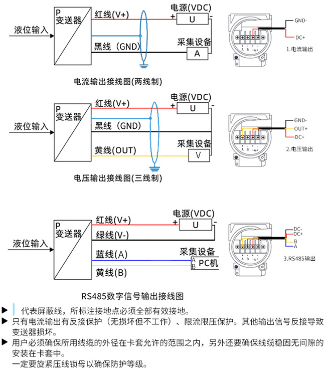 熱水投入液位計接線(xiàn)圖